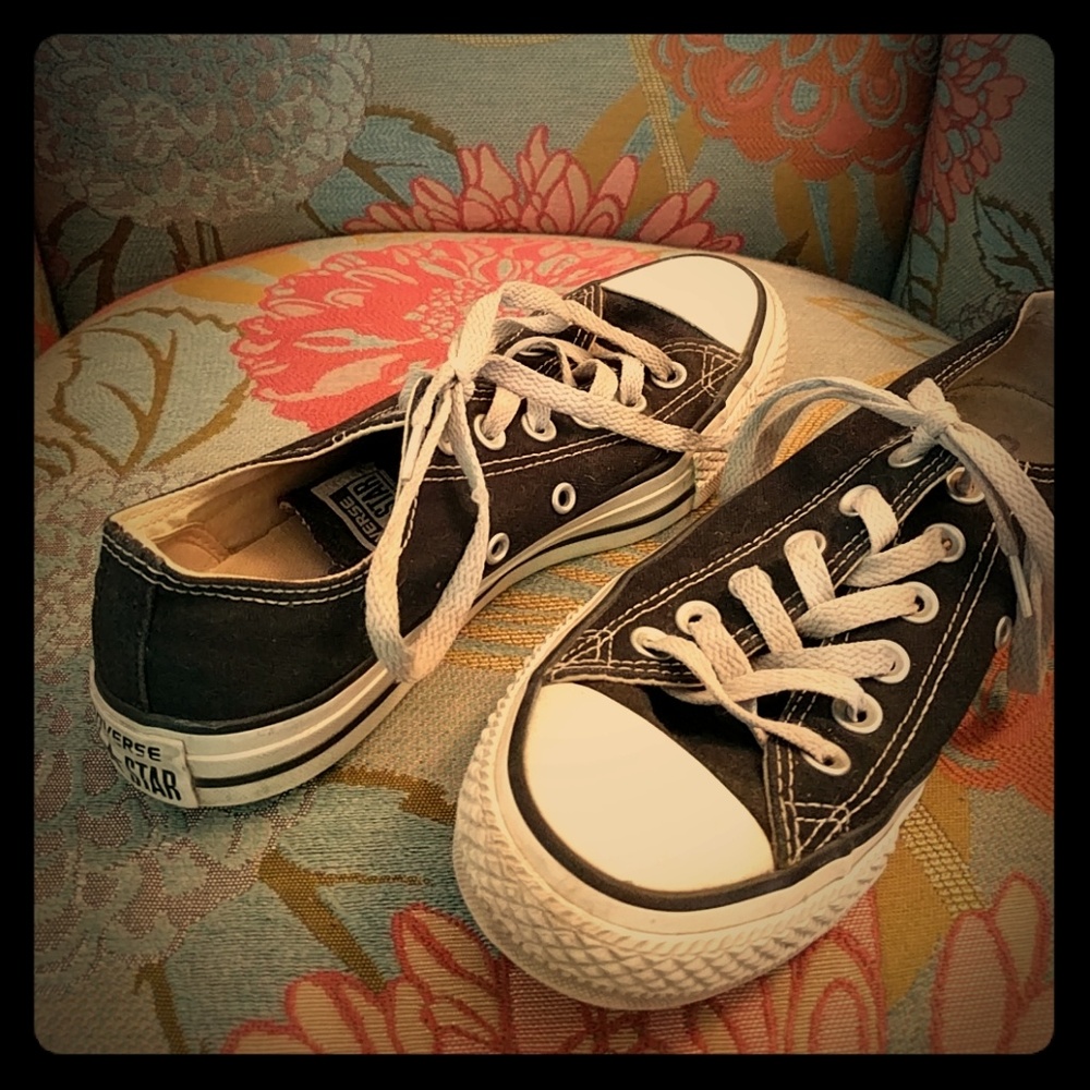 Black Converse Low Top Shoes